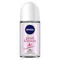 NIVEA Roll On Pearl & Beauty 50Ml Women Deodorant Invisible 100% ​48 Hours. 