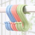 3pcs S Hooks Hanging Mini Plastic White S Shaped Utensils Clothes Towel Spoon Hangers Racks Hooks. 