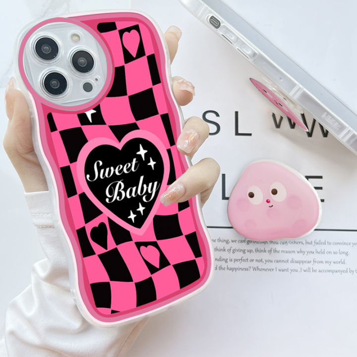 AMORVOR%20for%20OPPO%20F7%20/%20F7%20Pro%20Back%20Cover%20(With%20Free%20Holder)%20Love%20Heart%20Soft%20Wavy%20Phone%20Case%20Camera%20Protection%20Mobile%20Cover%20-%20Image%204