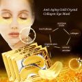 Crystal Collagen Gold Eye Mask 5Pcs Anti-Aging Dark Circles Acne Beauty Patches For Eye Korean Cosmetics. 