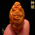 Tianshi Zhong Kui Olive Nut Single Zhong Kui Carved Pendant Handheld Artsy Object Men's Mobile Phone Pendant Stone Carving Single. 