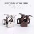 Double Rollers Catch Lock Latches Roller Spring Clip / Door Cabinet Latchcatches Fasteners / Cupboard Drawer Latches Catches Scroll Wheel Closer / Metal Homehold Accessorion. 