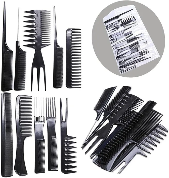10Pcs%20Hairdressing%20Comb%20Set%20Hair%20Styling%20Pro%20Kit%20Professional%20Barber%20Salon%20Gift%20Black%20Color%20Set%20Portable%20Set%20Hair%20Care%20Style%20Accessory%20Comb%20for%20Women%20Men%20-%20Image%208