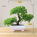 New Mini Artificial Bonsai Small Simulated Tree Pot Plants Flowers Table Potted Ornaments Home Garden Decor. 