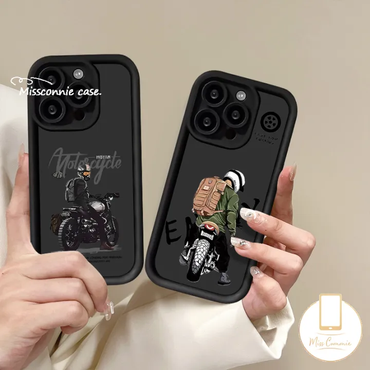 Cool%20Case%20Compatible%20For%20IPhone%2013%2015%207Plus%2014%2012%2011%20Pro%20Max%208%206%207%206S%20Plus%20X%20XR%20XS%20MAX%20SE%202020%20Green%20Black%20Clothes%20Motorcycle%20Boy%20Angel%20Eyes%20Shockproof%20Soft%20Cover%20-%20Image%206