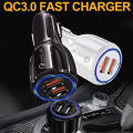 GEUMXL QC3.0 Car Charger 3.1A Dual USB Charging Qualcomm Quick Charge 3.0 Standard for Samsung Galaxy S6 HTC M9 Nexus 6 LG G4. 