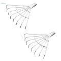 Gardening Rake Head Turf Rake Head Weeding Tool Versatile Thatch Rake Head Leaf Rake Head for Backyard Leveling Mulch Roof Flower Beds Patio. 