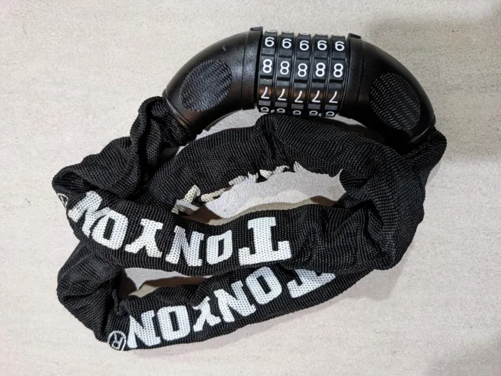 Bicycle Lock Universal TONYON Password Chain Lock Anti-Theft 90CM Cable Lock Gate Lock