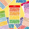 Kawaii Ribbon Sticker Alphabet Decoration Stickers Color Scrapbooking Planner Photo Album Cute Letter Stationery Korean 2Sheets(1). 