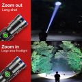 10000LM Rechargeable Flashlight 100W Ultra Powerful Flashlight Tactical Long Range Torch Self Defense High Power Led Flashlights. 
