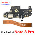For Xiaomi Redmi Note 7 8 8T 9 9S 10 10S 11 12 Pro Plus 4G 5G Dock Connector USB Charger Charging Port Mainboard Main Flex Cable. 