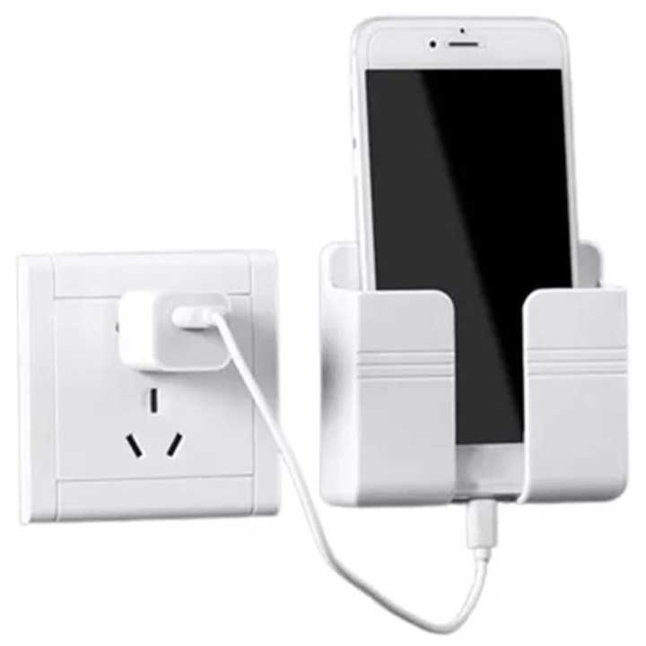 WALL%20MOUNTED%20PHONE%20HOLDER%20RACK%20and%20Remote%20Control%20Mounted%20Mobile%20Phone%20Plug%20Wall%20Holder%20Charging%20Multifunction%20Holder%20Rack%20-%20Image%202
