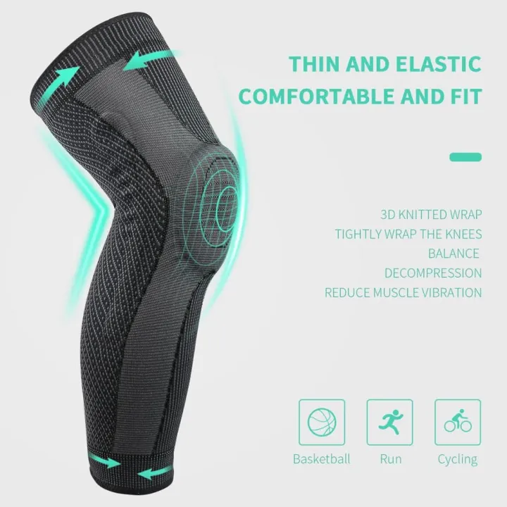 1PCS%20Long%20Knee%20Supporter,%20Lengthen%20Sports%20Knee%20Support%20Leg%20Protector%20Leggings%20Long%20Green%20Stripe%20Bandage%20Knee%20Pads%20Non%20Slip%20Knee%20Warm%20Guard%20Sleeve%20-%20Image%202