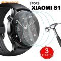 3/1Pcs For Xiaomi Watch S1 Pro HD Clear Anti-Scratch Tempered Glass Smart Watch Film /Screen Protector Cover Film For Xiaomi Mi Watch S1 Active. 