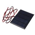 1.5W 12V Mini Solar Panel Small Cell Module Charger With 1M Wire. 