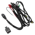 LED Fog Light On Off Switch Relay Kit H11 Fog Lamp Indicator Switch Secure Connection Plug and Play DC12V 0-240W Enhanced Usability for Qashqai J10. 