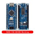 Mini / Type-C / Micro USB Nano 3.0 arduino CH340 USB Driver 16Mhz ATMEGA328P සඳහා bootloader ගැළපෙන Nano පාලකය සමඟ. 