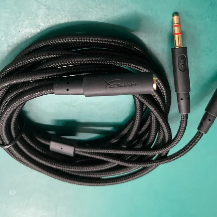 Braided%20Replacement%20PC%20Splitter%20Cable%20Extension%20Cord%20For%20Kingston%20HyperX%20Cloud%20Stinger%20Mix%20Alpha%20Gaming%20Headsets%20-%20Image%203