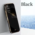 For Xiaomi Redmi 10 2022 Back Cover Luxury 6D Plating Square Frame Shiny Case Camera Lens Protection Soft Silicone Mobile Phone Cases. 