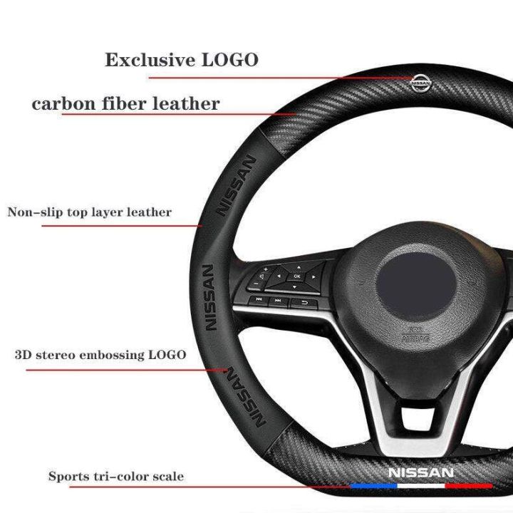 Car%20carbon%20fiber%20real%20leather%203D%20printed%20steering%20wheel%20cover%20suitable%20for%20Toyota%20Camry%20Altis%20Vigo%20Fortuner%20CHR%20Vios%20Yaris%20Ativ%20Hilux%20REVO%20Avanza%20sienta%20-%20Image%204