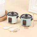 1:12 Dollhouse Mini Rice Cooker W/ Rice Spoon Kitchen Kitchenware Cooking Model Toy. 