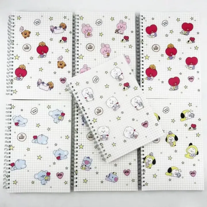 Bt21 Rj Notepad Mini So bts diary Anime Bt21 Notebook Cartoon Rj Koya Mang Tata Student Diary ...