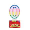 1Pc Colour Happy Birthday Number Cake Candles 0 1 2 3 4 5 6 7 8 9 Cake Topper Kids Girls Boys Bar Party Supplies Decoration. 