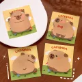 30Pcs Cartoon Kawaii Capybara Special Shaped Sticky Notes Portable Durable Message Paper Self-adhesive Creative Cartoon Notepad. 