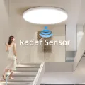 LED Radar Sensing Ceiling Lamp Intelligent Panel Lights 20W 30W Motion Sensor Lamp Hallways Corridor Aisle Stairways Home Ceiling Light. 