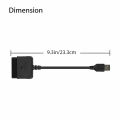 【sought-after】 For PS2 to PS3 Controller Adapter PlayStation 2 to USB Cable for PC PlayStation3 Mystic. 