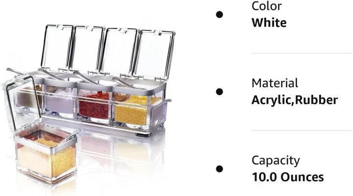 Acrylic%20Seasoning%20Box%20Set,%204%20Piece%20Clear%20Seasoning%20Rack%20Spice%20Pots,%20Premium%20Quality%20Storage%20Container%20Condiment%20Jars%20for%20Spice%20Salt%20Sugar%20Cruet%20Kitchen%20Organization%20Containers%20with%20Cover%20and%20Spoon%20-%20Image%206
