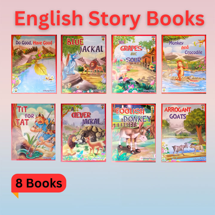 English Story Books for Kids - 8 Books
