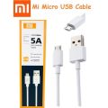 Xiaomi MI C70 Fast Charging Cable - 5A 100cm Micro USB Android Quick Charge Cable. 