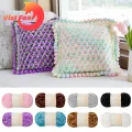 The velvet yarn used for crochet knitting is made of 100% polyester fiber, which is soft to the touch and skin-friendly, and the furry chenille is evenly fluffy, does not fall off, is smooth and comfortable.. 
