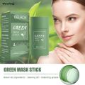 Wenefang Hot Green Tea Solid Cleansing Mask Dispel Acne Blemish Mark New Remove Blackhead Acne Smearing Mud Film Hydrating Mask. 
