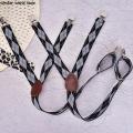 Mens Y Shape Adjustable Elastic Shirt Holders Straps Sock Non-Slip Clamps Leg Suspenders Shirt Stays Garters. 