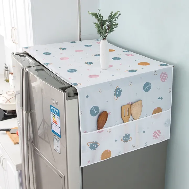 Dust Proof Storage Refrigerator Cover / Waterproof Fridge Storage Cover - Random Design