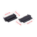 1Pc SFF-8482 SAS To SATA 180 Degree Angle Adapter Converter Straight Head SATA To SATA Converter. 