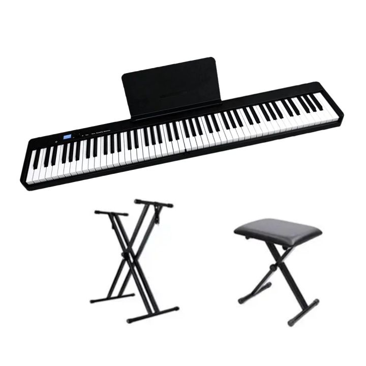 N-AUDIO%20Piano%2088-Keys%20Foldable,%20Portable,%20Multifunctional%20Digital%20Electronic%20Rechargeable%20Keyboard%20Piano%20for%20Professional%20&%20Beginner%20Students%20with%20Bluetooth%20App,%20Stand%20&%20Stool%20-%20Image%203