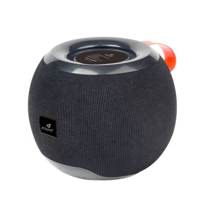 Kisonli G4 wireless bluetooth speaker portable speaker subwoofer with bass Round tech sound box TWS 1800mAh bt speaker