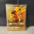 pokemon cards golden Metal Pokemon Cards Charizard Iron Cards Pikachu Arceus Mewtwo Lucario Eevee Shiny Letters Vstar Vmax Spanish Gold Card GameParty Games Crafts. 