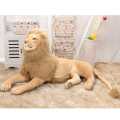 Big Size 80cm/110cm/120cm Real Life Lion Leopard Stuffed Plush Toys Simulation Artificial Animal Doll Home Decor Accessories. 