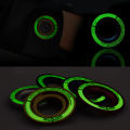 Aluminum Alloy Car Ignition Key Ring Cover Decorative Trim Lumiuous For Mitsubishi Lancer/asx/outlander Car Accessories. 