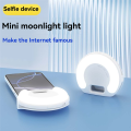 Ringlight Selfie Light Clip onLight forMobile Phone Light Ring Video Photo Lamp Flashlight Back Light USB Charge B. 