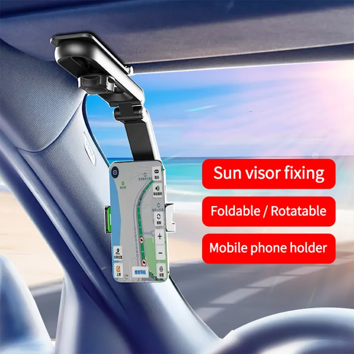 360%C2%B0%20Rotating%20Sun%20Visor%20Phone%20Holder%20for%20Car%20Multifunctional%20Sun%20Visor%20Cell%20Phone%20Holder%20for%20IPhone/Samsung/Android%20-%20Image%202