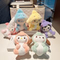 【Wildfolk Studio】Sanrio Plush Keychain Bag Kawaii Cartoon Kuromi My Melody Car Keychain Cinnamoroll Student Backpack Ornaments Children Gifts. 