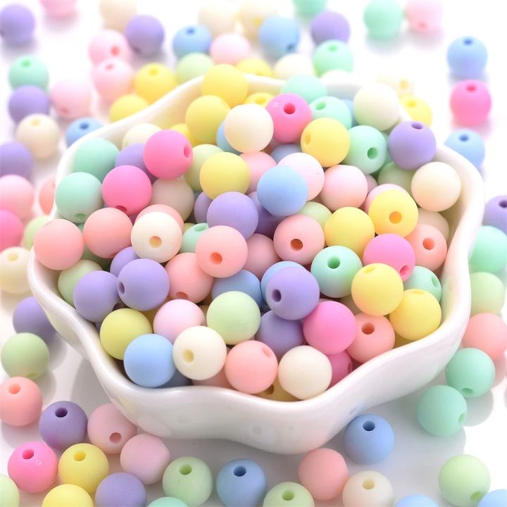 FASHEWELRY 90Pcs Acrylic Laser Beads - 8mm Reflective Round Beads For Jewelry Making, Bracelets, DIY Crafts - View #7