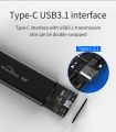 Blueendless Portable M.2 Nvme Pcie Hard Disk Case Usb3.1 Type-C M.2 For 2260 2280 2242 M-Key Hard Drive Caddy. 