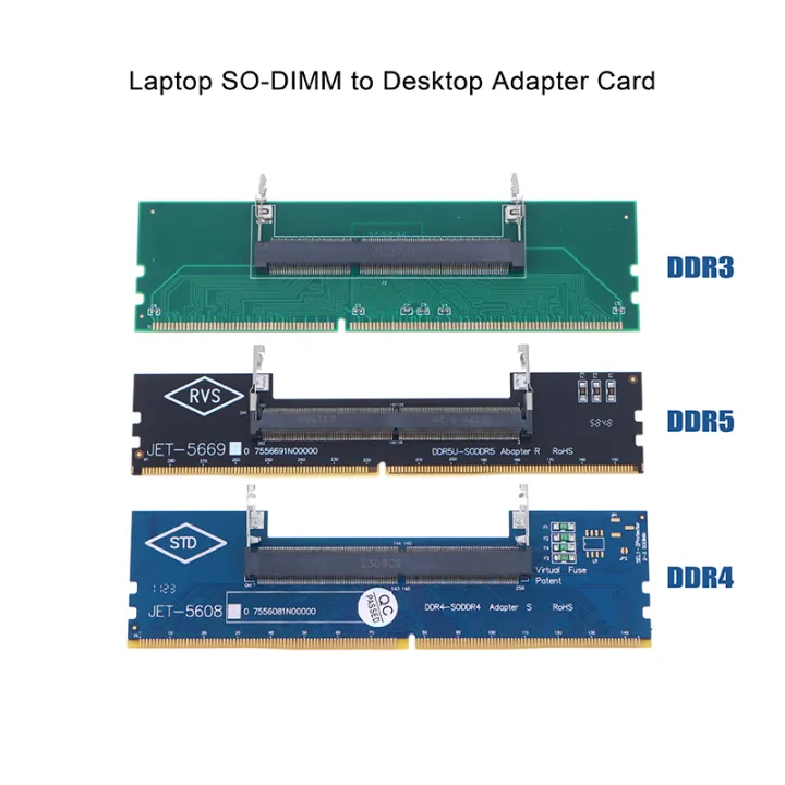DDR3%20DDR4%20DDR5%20Laptop%20SO-DIMM%20to%20Desktop%20Adapter%20Card%20Converter%20Memory%20RAM%20Connector%20Adapter%20Cologo%20-%20Image%203