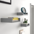 Modern Floating Wall Shelf look that pairs well with modern ensembles waterproof Shelfs in the living room, bedroom, or kitchen.. 